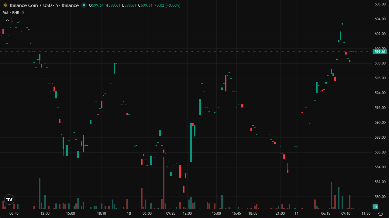 Mastering BNBUSD: Smart Money Concepts & Technical Analysis (11/6/2026)